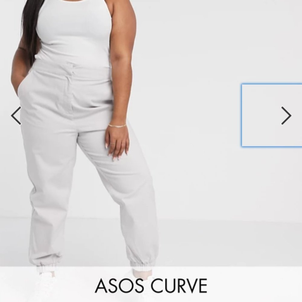 ASOS Curve High Waist Jogger Style Chinos